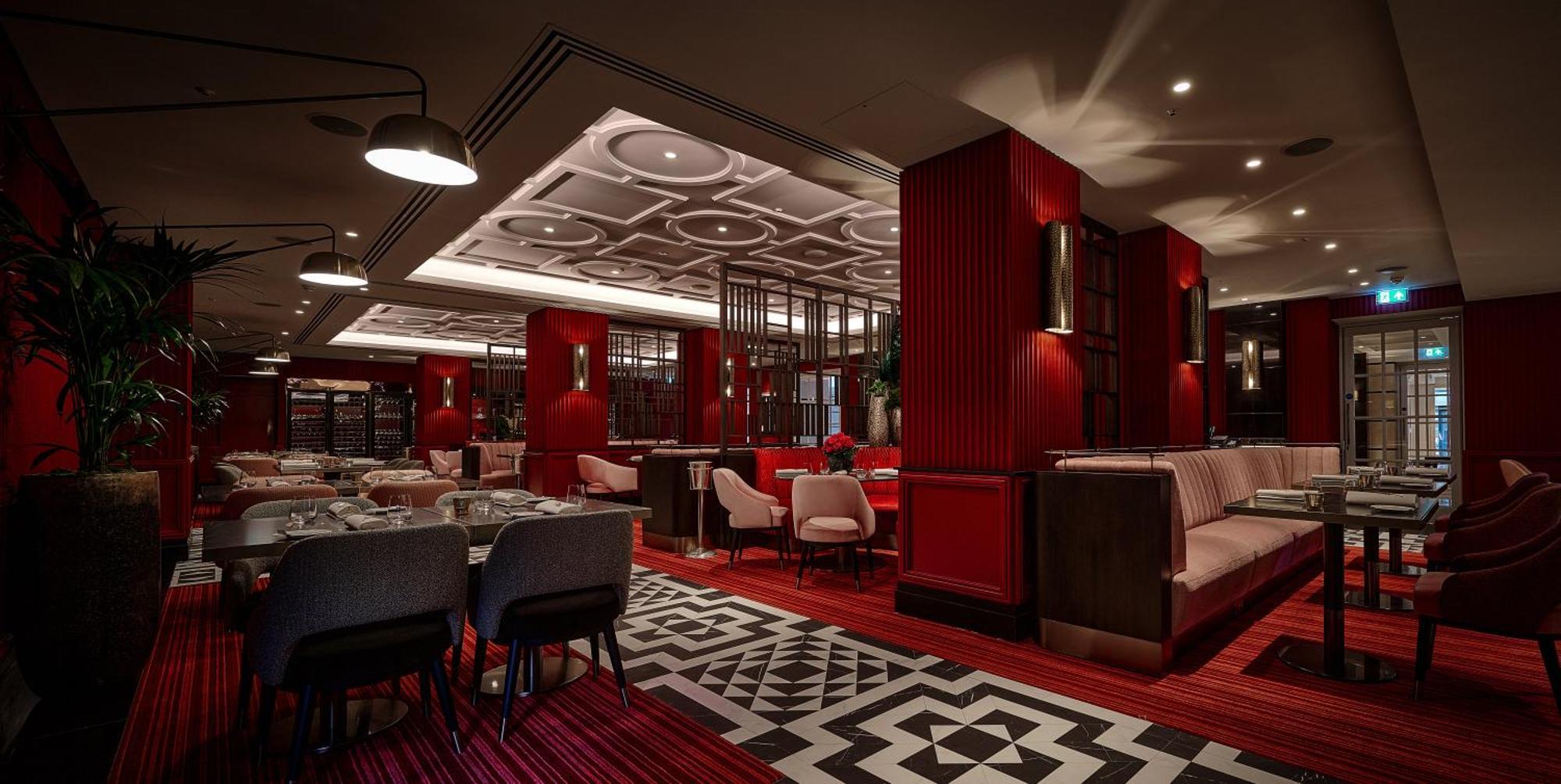 Conrad London St James Экстерьер фото The interior of the restaurant