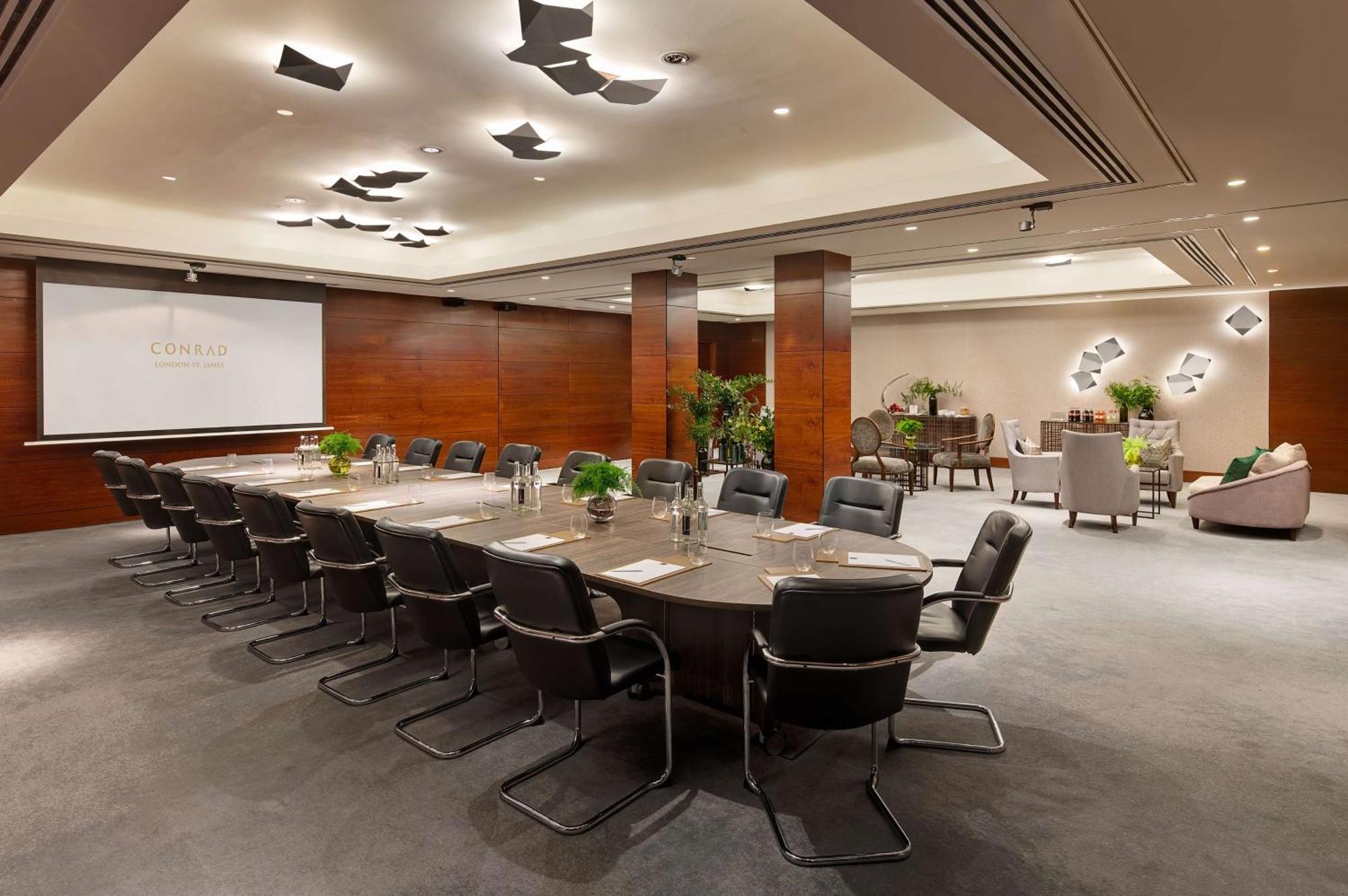 Conrad London St James Экстерьер фото The meeting room at the London office